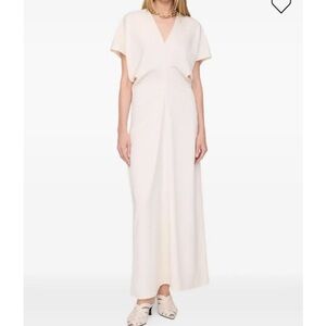 Anine Bing Ivory Zadig Midi Dress Size 6